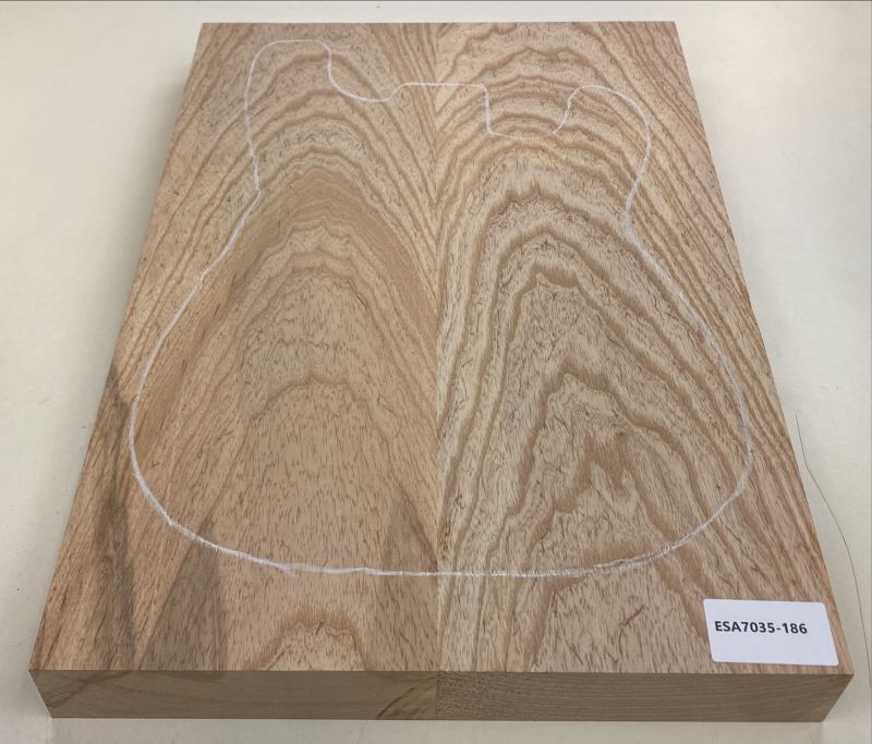 Body Swamp Ash, 1-pc., Unique Piece #186
